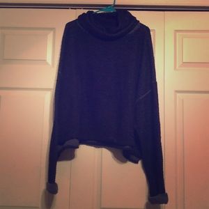 *NEVER WORN* Free People Oversized Black Sweater